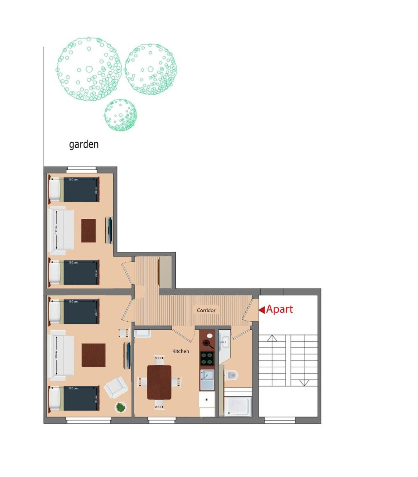 Golden Apartments Essen Exterior foto