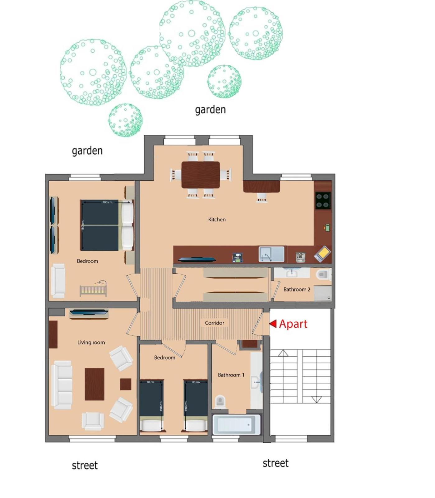Golden Apartments Essen Exterior foto